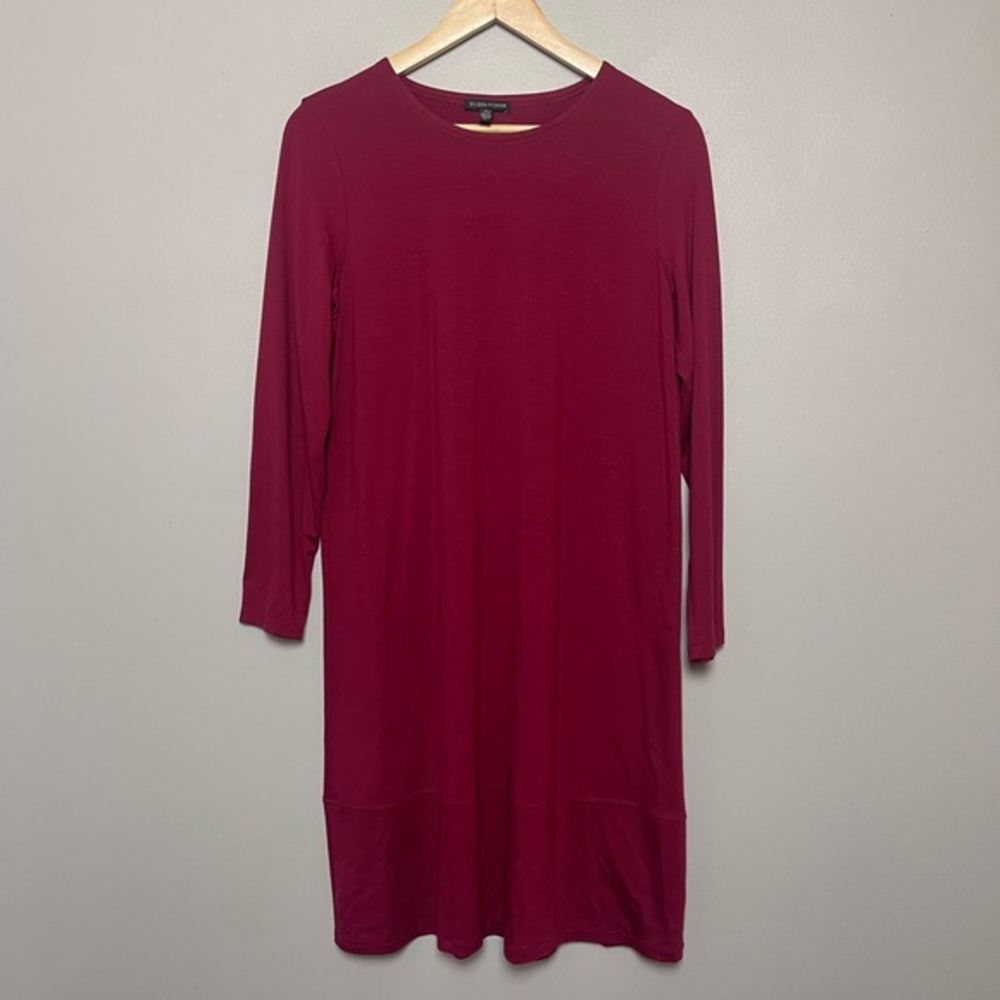 Maroon Eileen‎ Fisher Dress Size Small